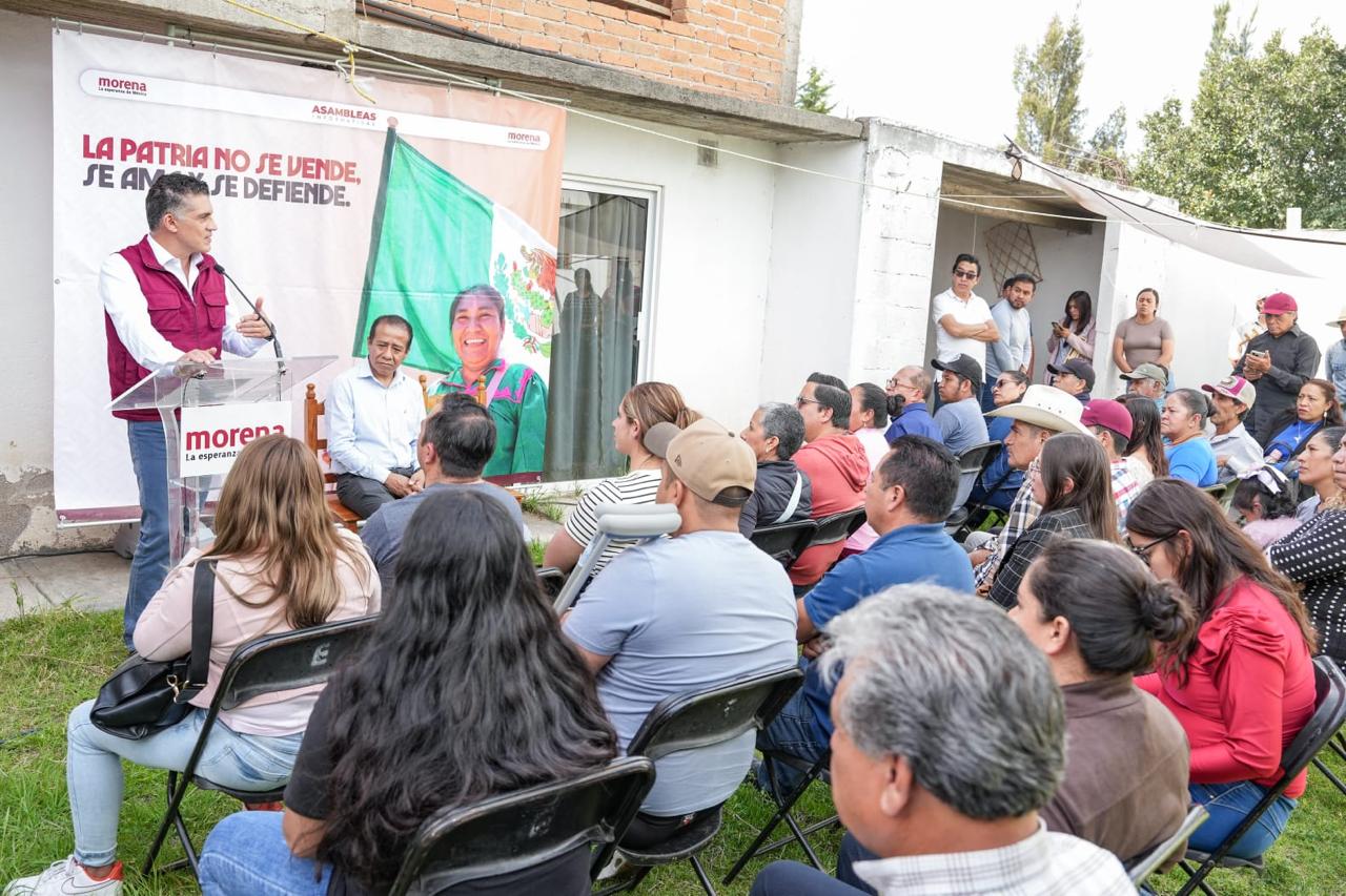 La transformación se defiende todos los días: Alfonso Sánchez García continúa con asambleas